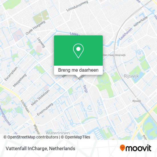 Vattenfall InCharge kaart