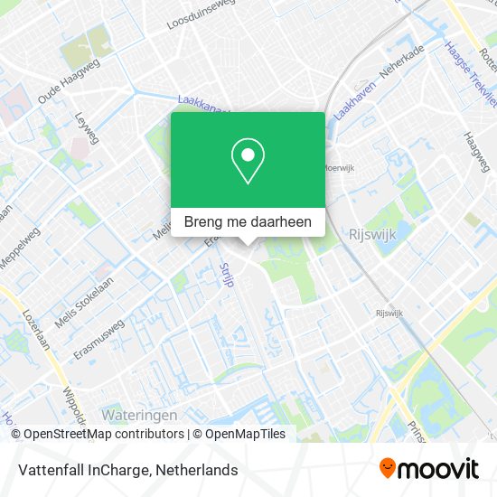 Vattenfall InCharge kaart