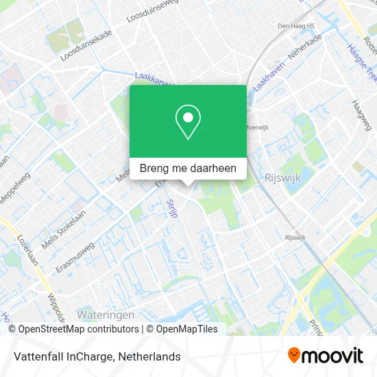 Vattenfall InCharge kaart