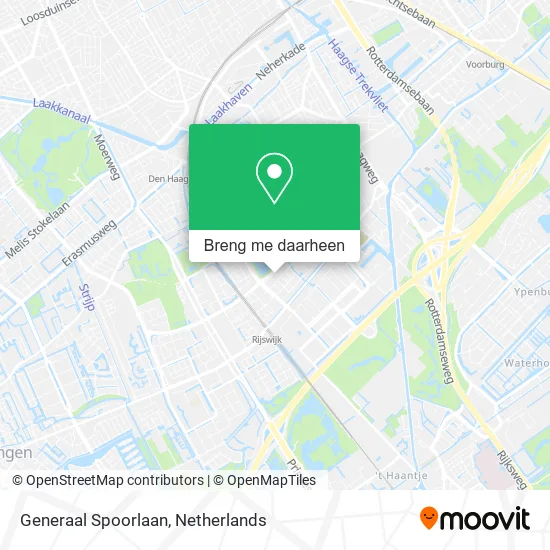 Generaal Spoorlaan kaart
