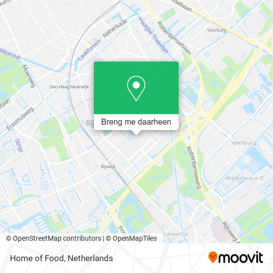 Home of Food kaart