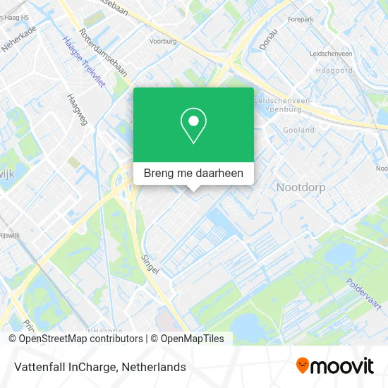 Vattenfall InCharge kaart