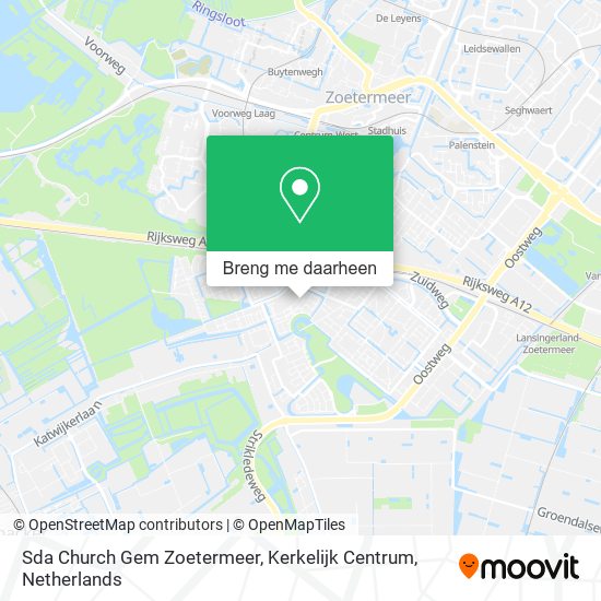 Sda Church Gem Zoetermeer, Kerkelijk Centrum kaart
