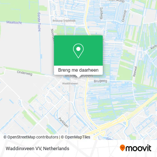Waddinxveen VV kaart