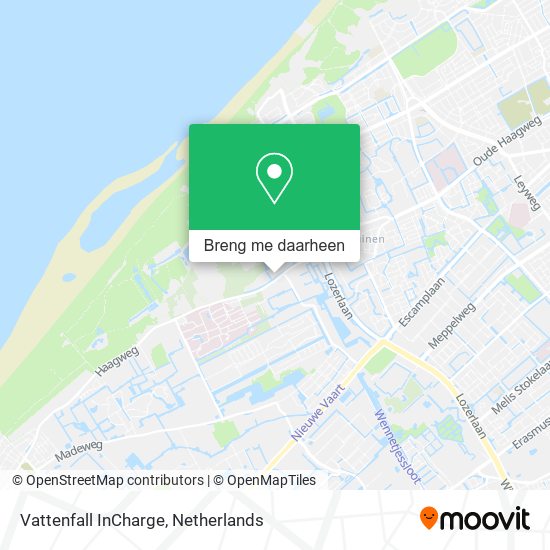Vattenfall InCharge kaart