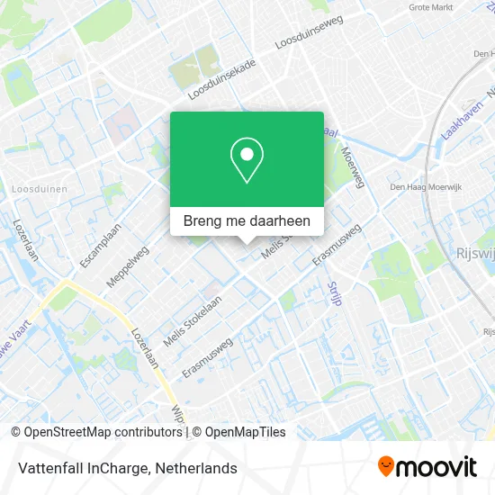 Vattenfall InCharge kaart
