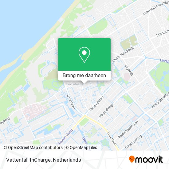 Vattenfall InCharge kaart