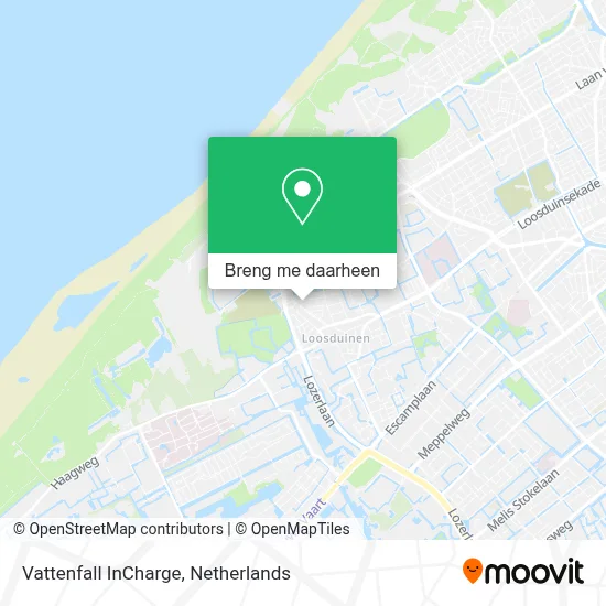 Vattenfall InCharge kaart