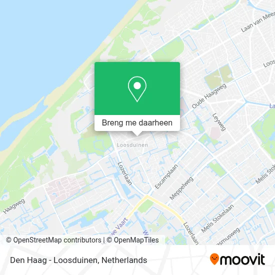Den Haag - Loosduinen kaart