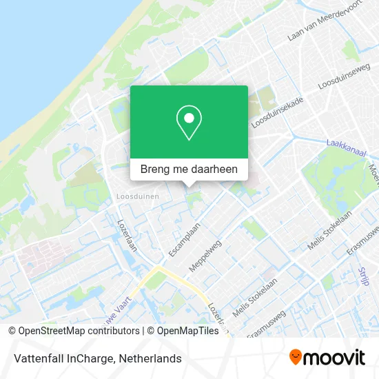 Vattenfall InCharge kaart