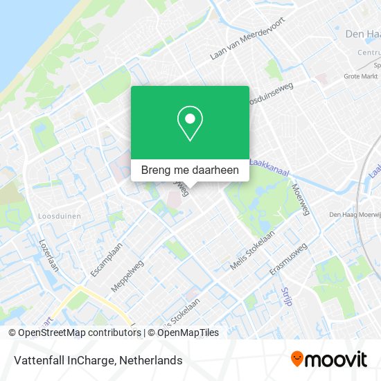 Vattenfall InCharge kaart