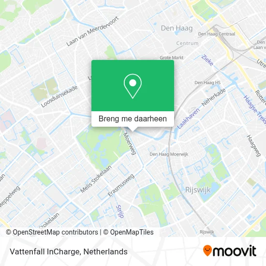 Vattenfall InCharge kaart