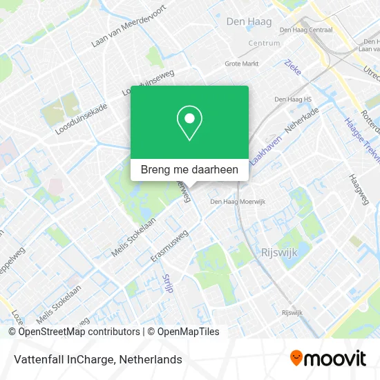 Vattenfall InCharge kaart