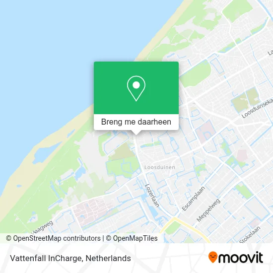 Vattenfall InCharge kaart