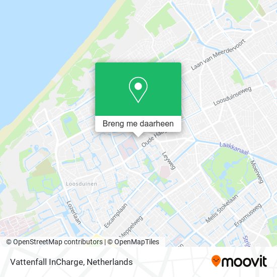 Vattenfall InCharge kaart