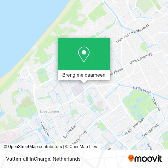 Vattenfall InCharge kaart