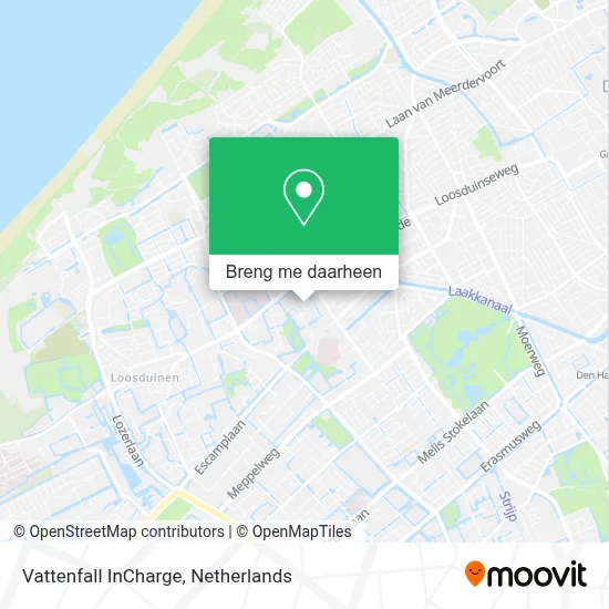 Vattenfall InCharge kaart