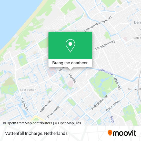 Vattenfall InCharge kaart