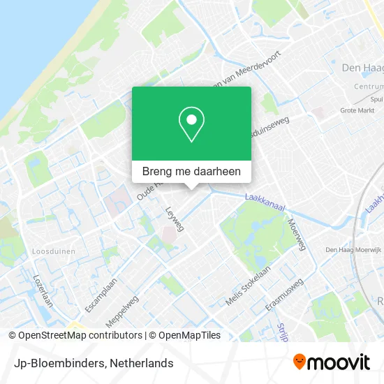 Jp-Bloembinders kaart