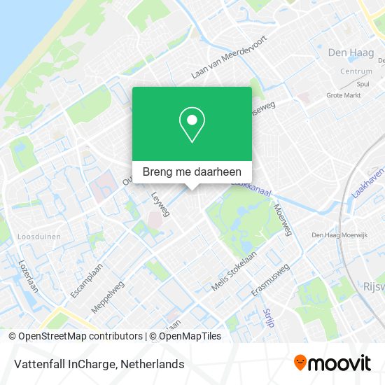 Vattenfall InCharge kaart