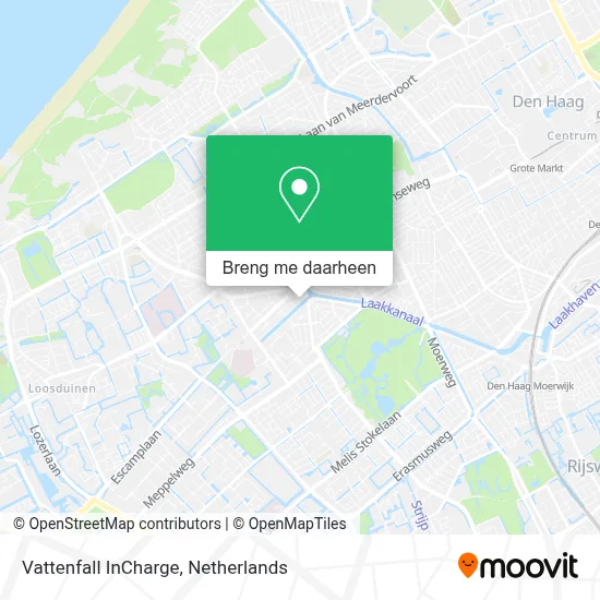 Vattenfall InCharge kaart