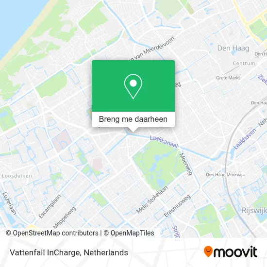 Vattenfall InCharge kaart