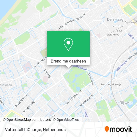 Vattenfall InCharge kaart