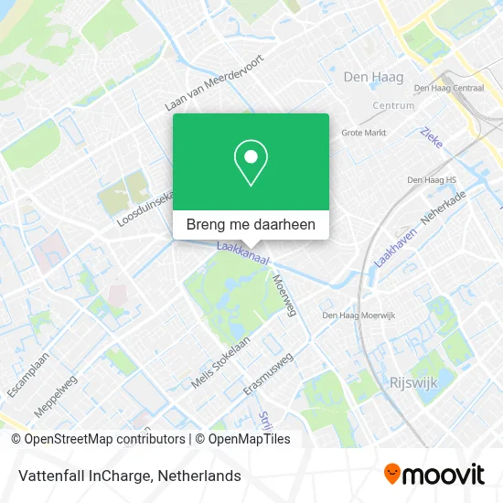 Vattenfall InCharge kaart