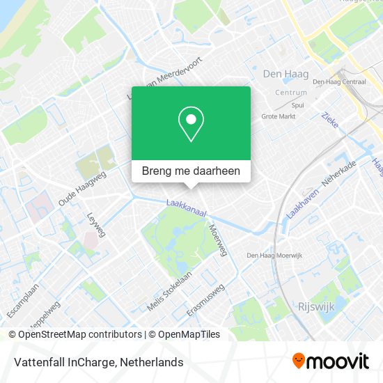 Vattenfall InCharge kaart