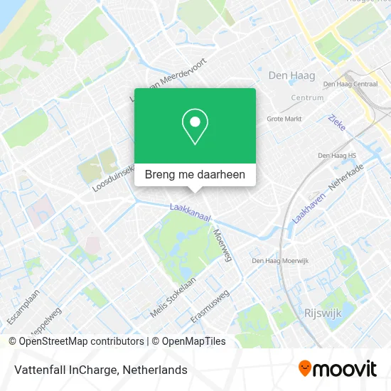 Vattenfall InCharge kaart