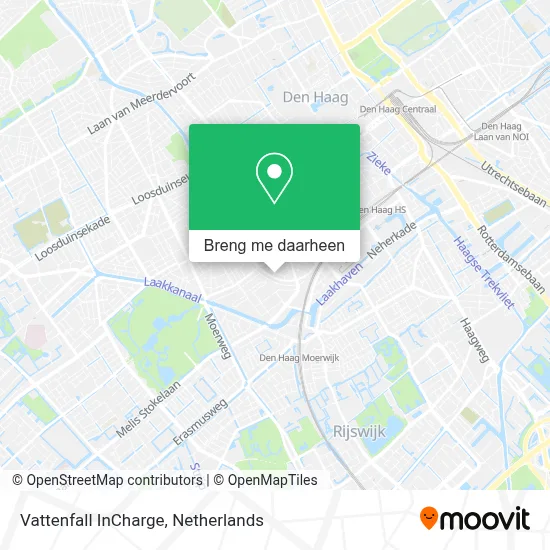 Vattenfall InCharge kaart