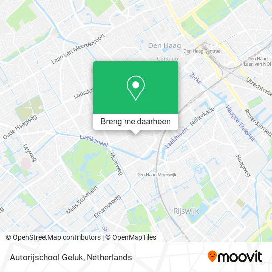 Autorijschool Geluk kaart