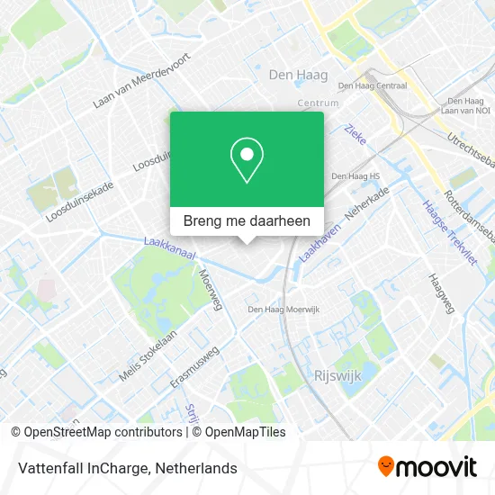 Vattenfall InCharge kaart