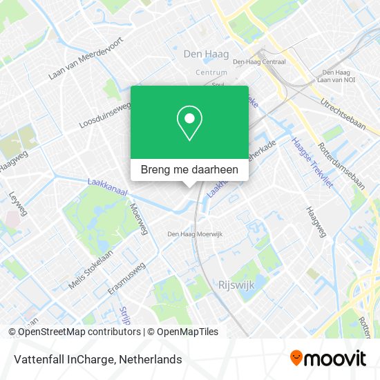Vattenfall InCharge kaart