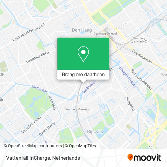 Vattenfall InCharge kaart
