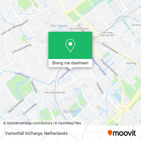 Vattenfall InCharge kaart