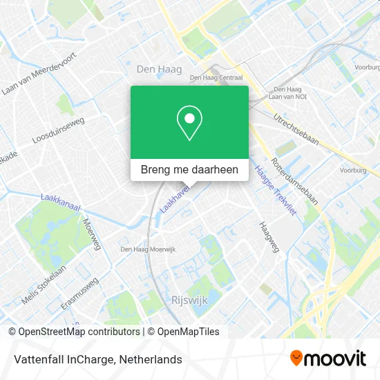Vattenfall InCharge kaart