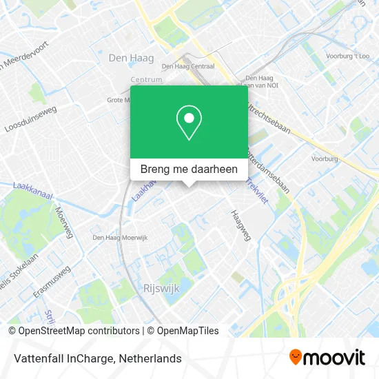 Vattenfall InCharge kaart