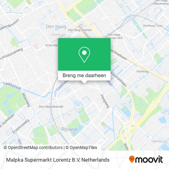 Malpka Supermarkt Lorentz B.V kaart