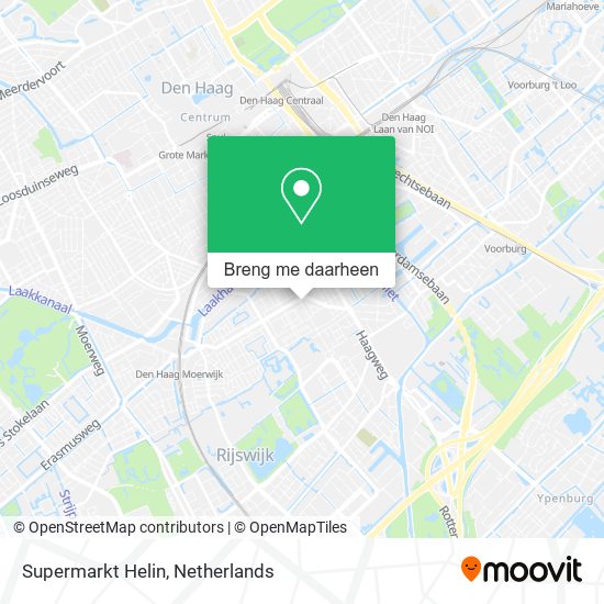 Supermarkt Helin kaart