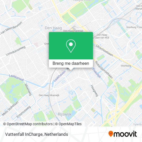 Vattenfall InCharge kaart