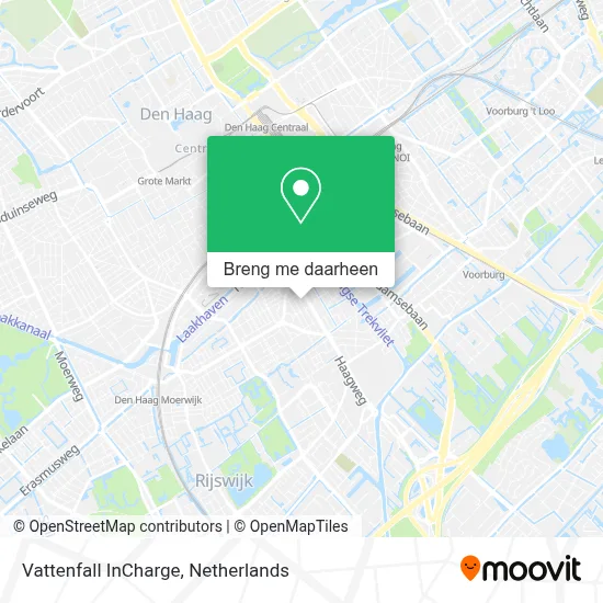 Vattenfall InCharge kaart