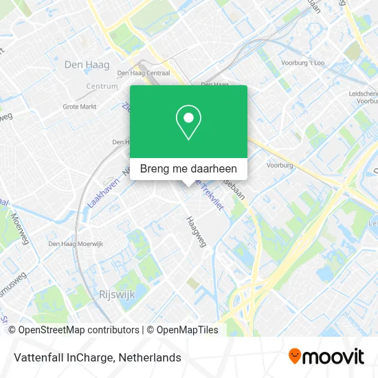 Vattenfall InCharge kaart