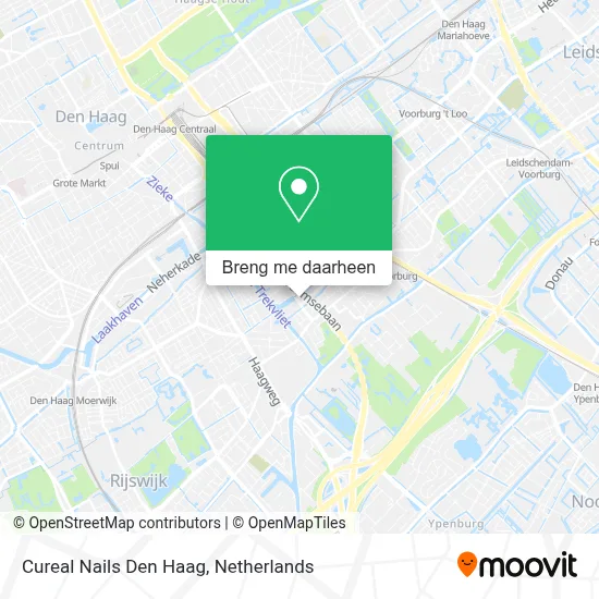 Cureal Nails Den Haag kaart