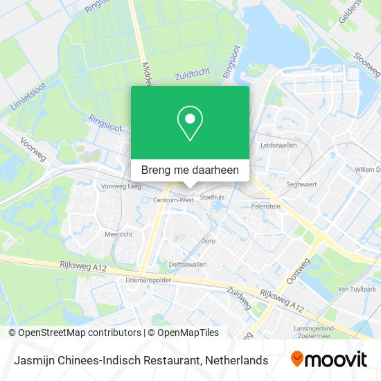 Jasmijn Chinees-Indisch Restaurant kaart
