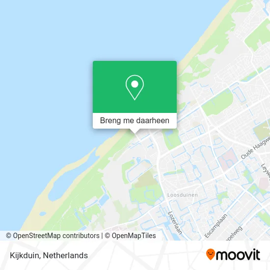 Kijkduin kaart