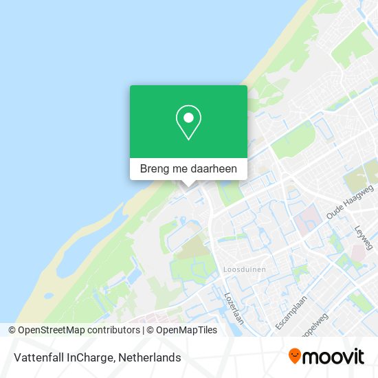 Vattenfall InCharge kaart