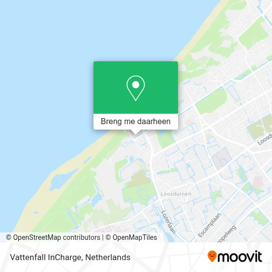Vattenfall InCharge kaart