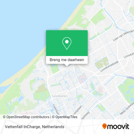 Vattenfall InCharge kaart
