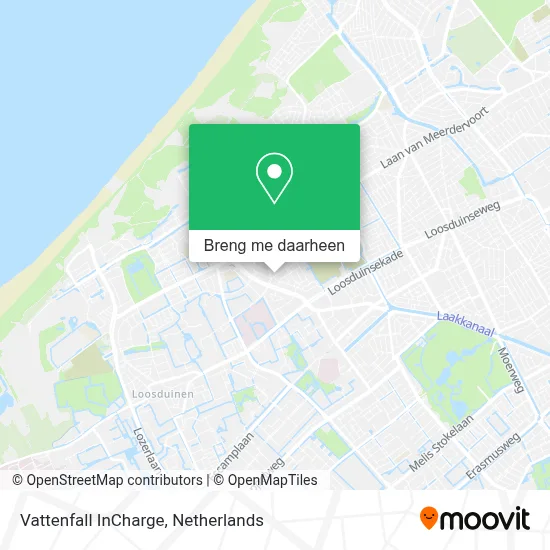 Vattenfall InCharge kaart